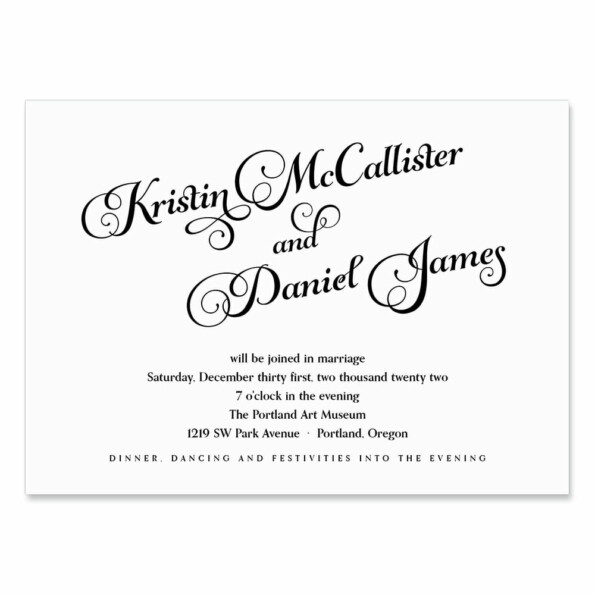 Romance Wedding Invitation