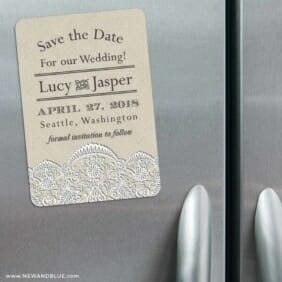 Seattle 3 Refrigerator Save The Date Magnets