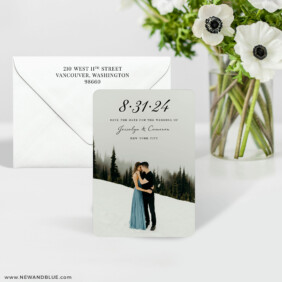 Simply Smitten 7 Wedding Save The Date Magnet