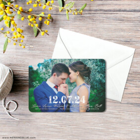 So Romantic 3 Save The Date Magnet With Envelope