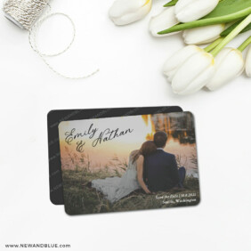 Solemn 5 Save The Date Magnet