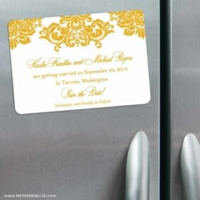 Sonoma 3 Refrigerator Save The Date Magnets