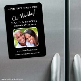 The Big Day 3 Refrigerator Save The Date Magnets