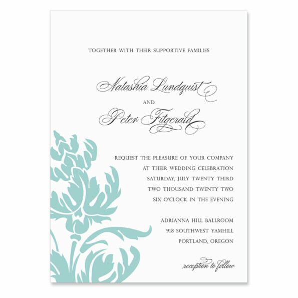 Thistle Wedding Invitation