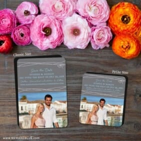 Tying The Knot 2 Save The Date Magnet Classic And Petite Size