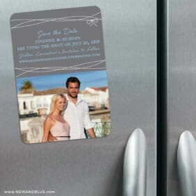 Tying The Knot 3 Refrigerator Save The Date Magnets