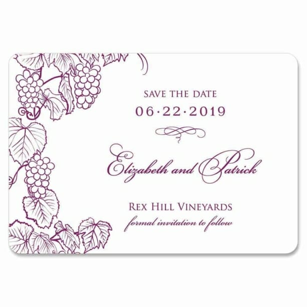 Vino 1 Save The Date Magnets