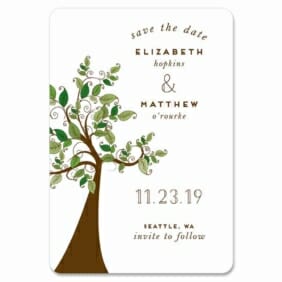 Wedding Tree 1 Save The Date Magnets