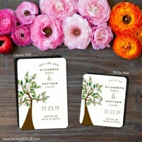 Wedding Tree 2 Save The Date Magnet Classic And Petite Size