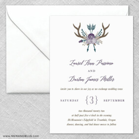 Wildaire 2 Invitation And Envelope