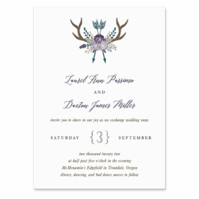 Wildaire Wedding Invitation